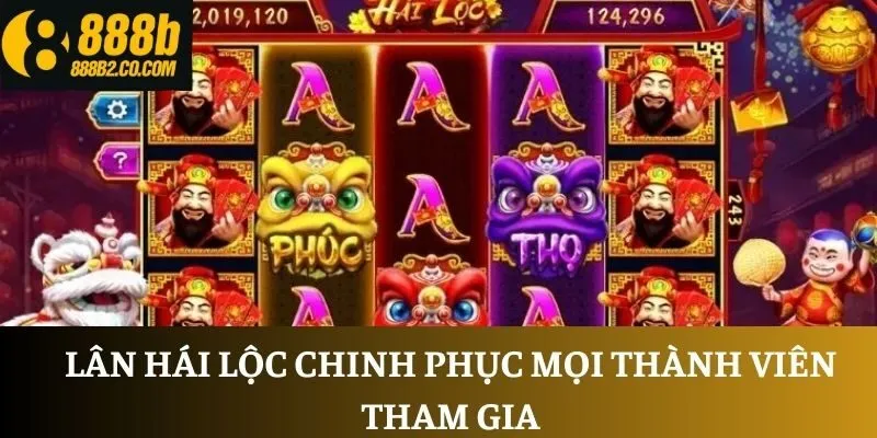Lân Hái Lộc chinh phục mọi thành viên tham gia