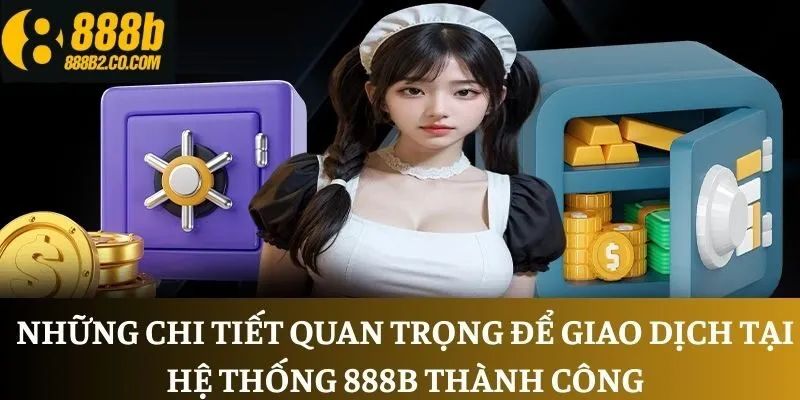 Những chi tiết quan trọng để giao dịch tại hệ thống 888B thành công